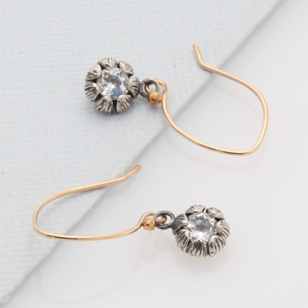 Chrysanthemum Drop Earrings