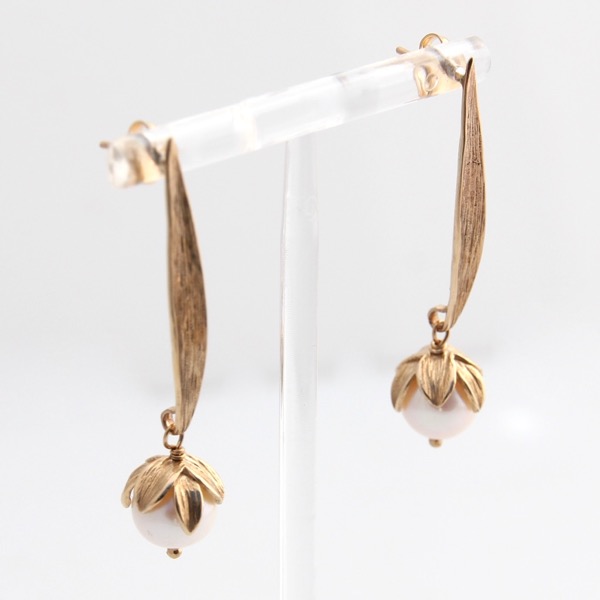 9ct Gold Posy Earrings
