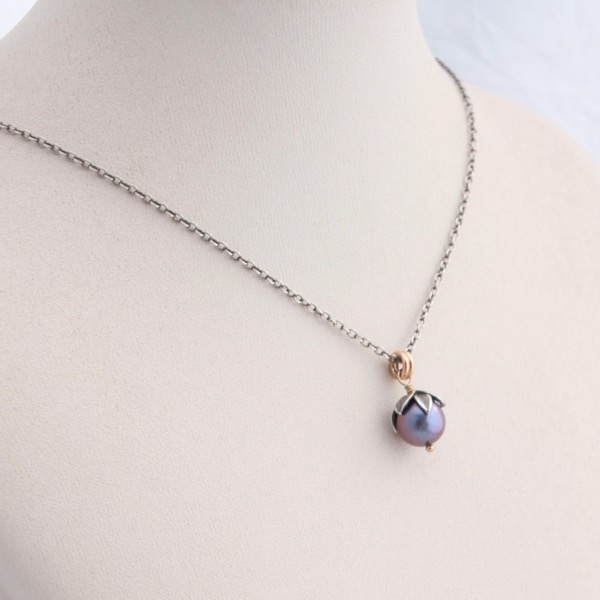 Pearl Blossom Drop Necklace