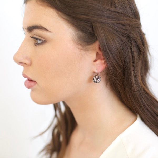 Small Lace Pod Earrings