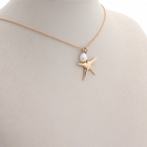 Starfish Necklace - 9ct Gold