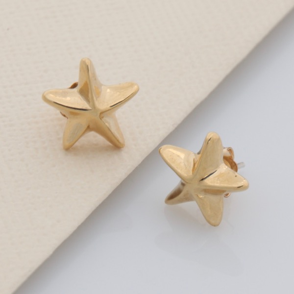 Starfish Studs - Gold - Last One!