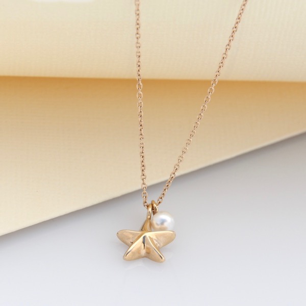 9ct Gold Mini Starfish Necklace