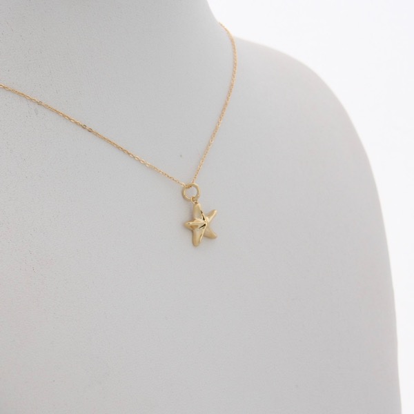 Mini Starfish Necklace - Gold