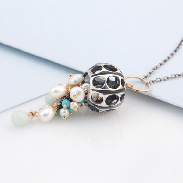Jellyfish Necklace Teal