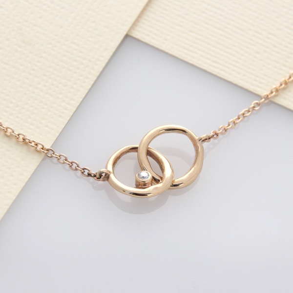 9ct Gold Love Links Necklace