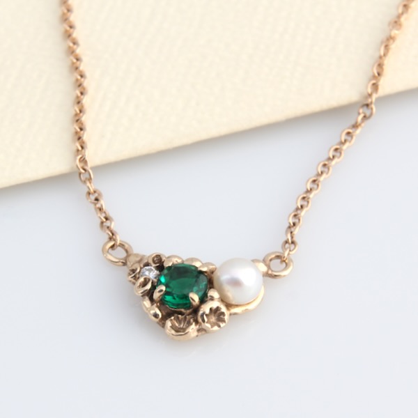 Ocean Gem Necklace - 9ct Gold