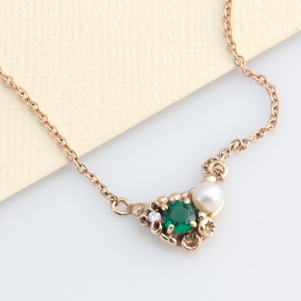 Ocean Gem Necklace - 9ct Gold