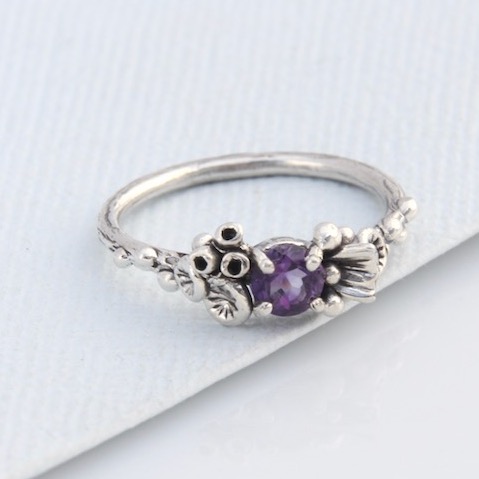 Amethyst Ocean Ring