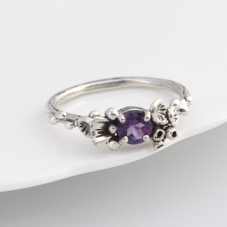 Amethyst Ocean Ring