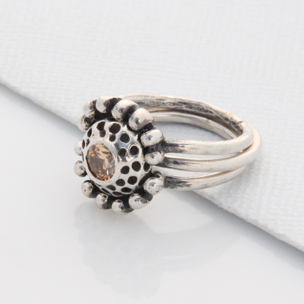 Crystal Kina Stackable Ring