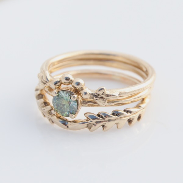 Woodland Solitaire - 9ct Yellow Gold