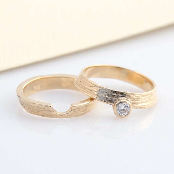 Together Ring Set - 9ct Yellow Gold