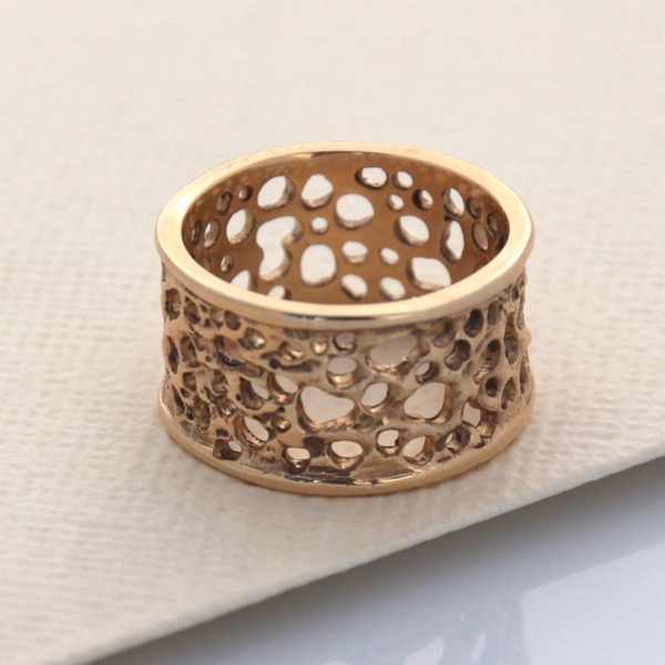 Lace Ring - 9ct Yellow Gold