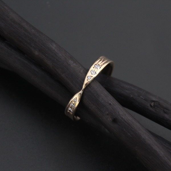 Cusp Eternity Ring - 9ct Yellow Gold