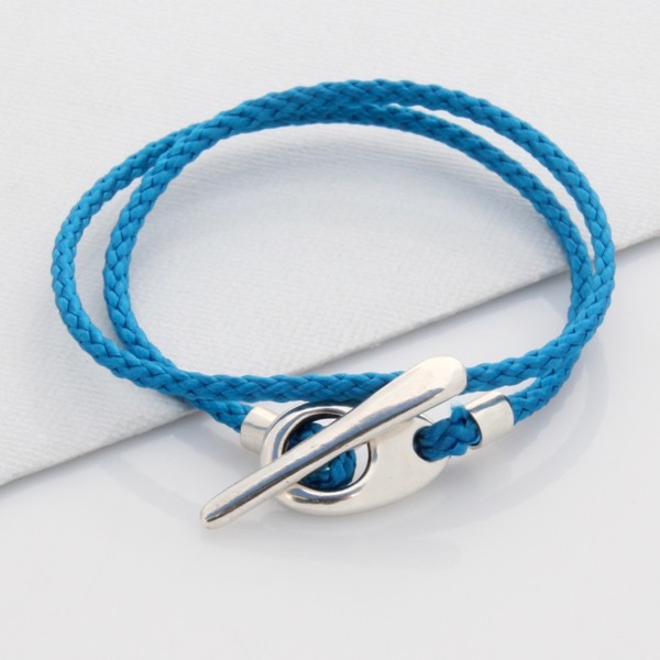 Toggle Wrap Bracelet - Blue