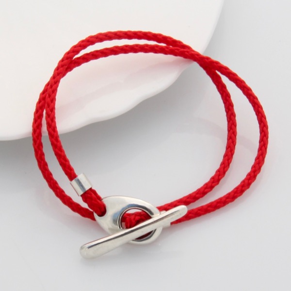 Toggle Wrap Bracelet - Red
